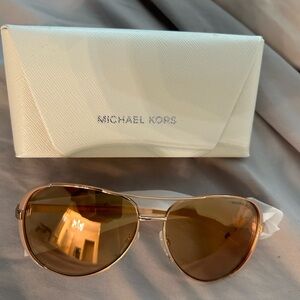 Michael Kors aviator sunglasses.